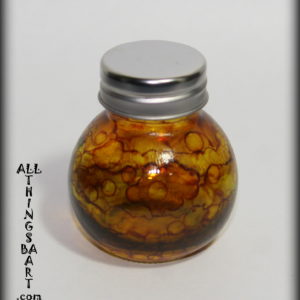 Hand Painted Screw Top Jar by B.A.