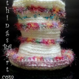 Crochet Rainbow Top Hat by All Things B.A. Art All Things BA Art