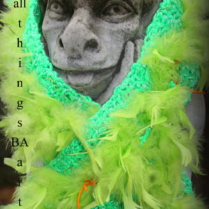 Whimsically Funky Crocheted Scarves by B.A.