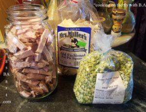 Split Pea Soup, Cooking On The Fly With BA