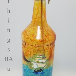Sails & Tails, Incense Burner, Zero Mess Burners hand painted by All Things BA Art.