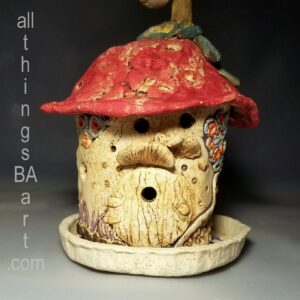 Strawberry Fairy House by B.A.