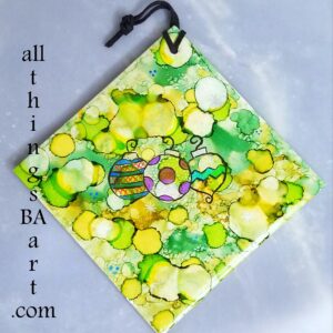 Christmas Whimsy Decorative Tile by All Things B.A. Art