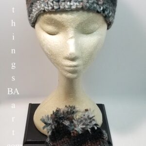 Hand Crochet Ear Warmers & Fingerless Gloves by All Things B.A. Art