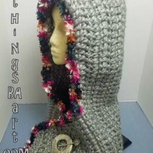 Silver Twilight Hooded Cowl by All Things B.A. Art