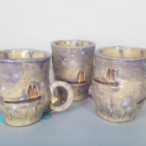 Dragonfly Tea Cup Set by All Things B.A. Art