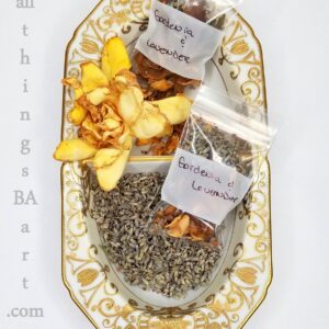Gardenia & Lavender Meditation Offerings by All Things B.A. Art