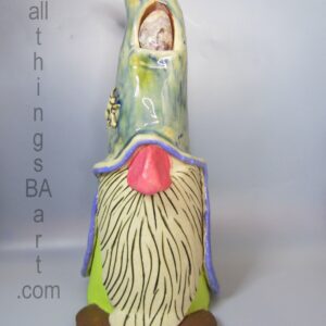 Agate Crystal Keeper Gnome by All Things B.A. Art