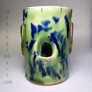 Blue Goldstone Crystal Keeper Mug by All Things B.A. Art