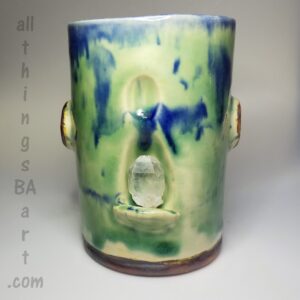 Clear Quartz Crystal Keeper Mug by All Things B.A. Art