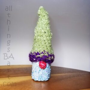 Lamar Buttermilk Gnome miniature jar by All Things B.A. Art