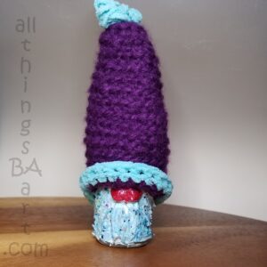 Merle Buttermilk Gnome miniature jar by All Things B.A. Art